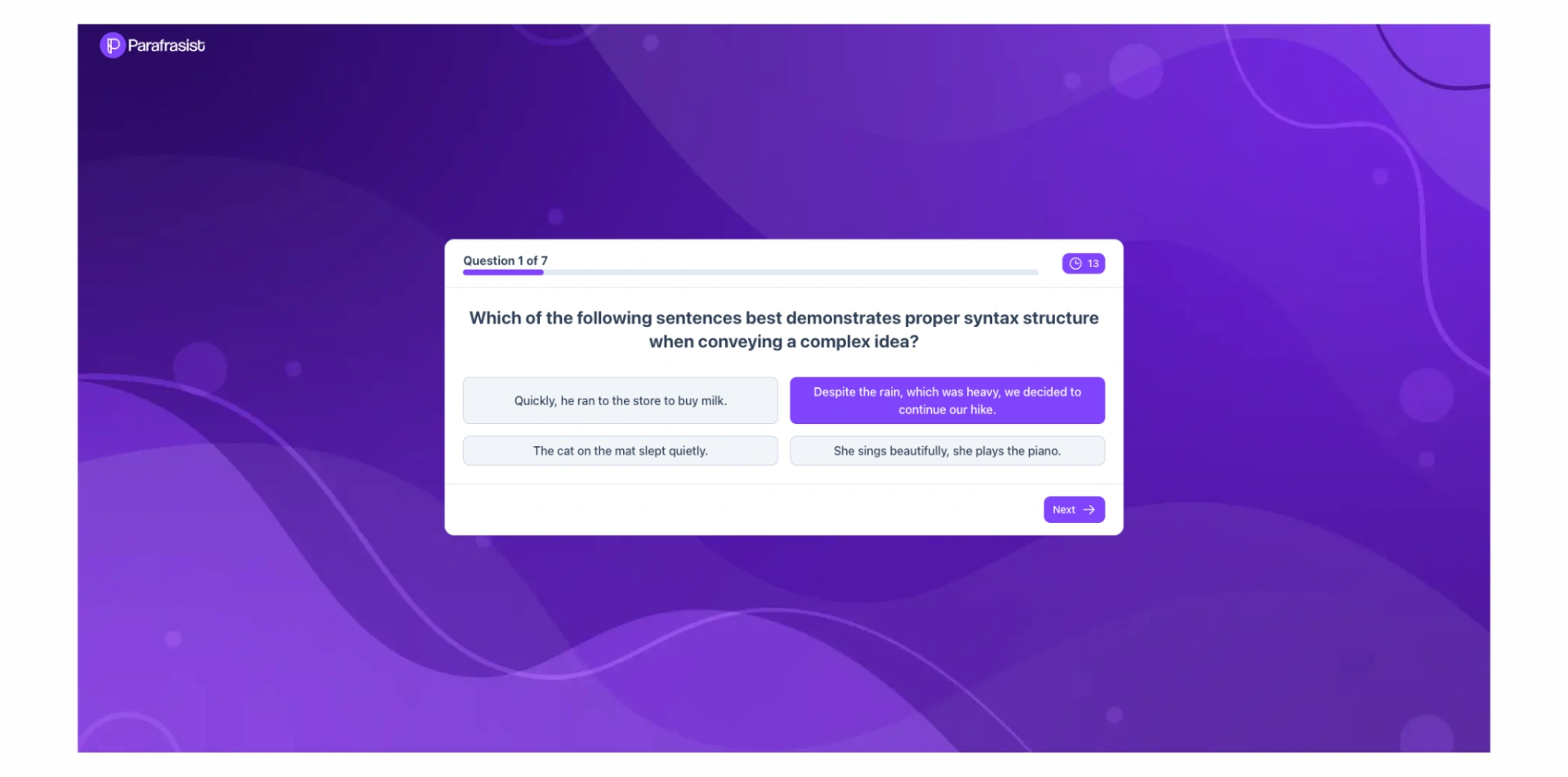 Questionnaire about paradoxes
